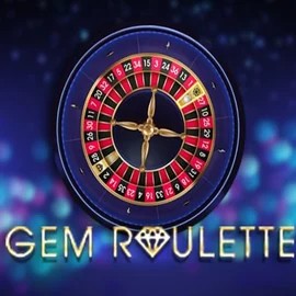 Gem Roulette online game logo by iSoftBet on spinfinn.uk
