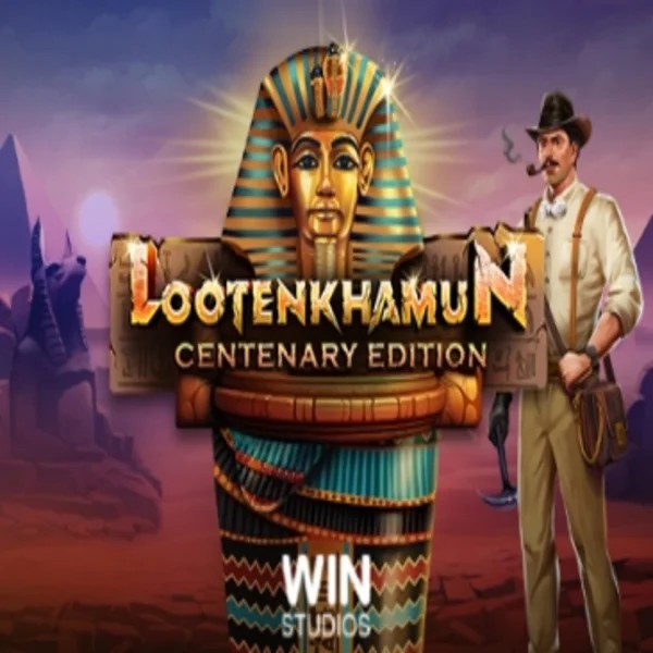 Official Slots logo: LootEnKhamun Centenary by bwin.party at Spinfin Casino