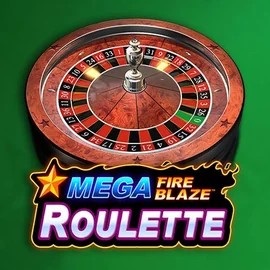 Mega Fire Blaze Roulette logo by Playtech at Spinfin Casino