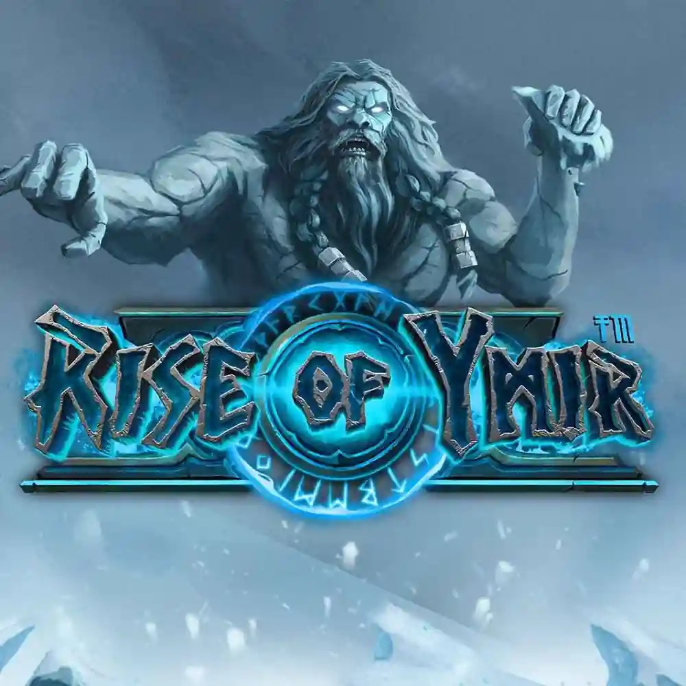 Enjoy Rise of Ymir by Hacksaw Gaming – logo hosted on spinfinn.uk